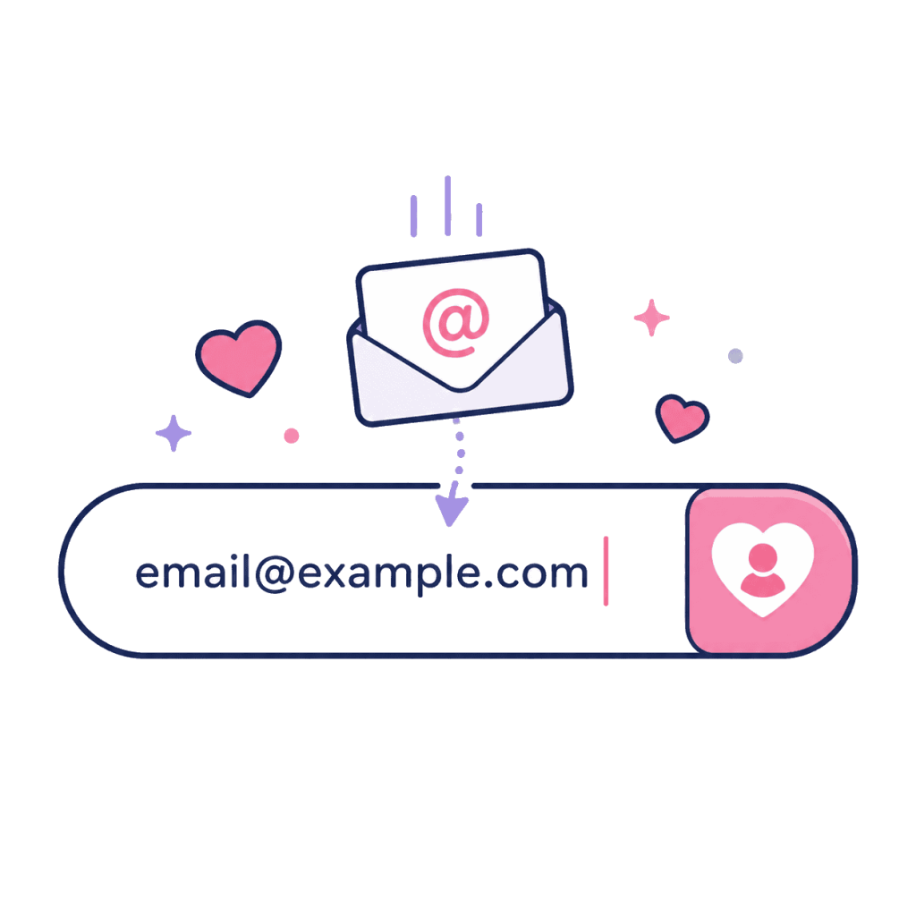 Enter the Dating Email Address
