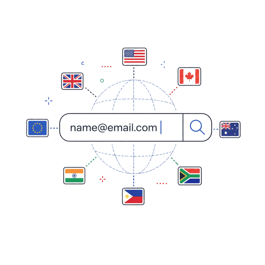 Enter the Email Address