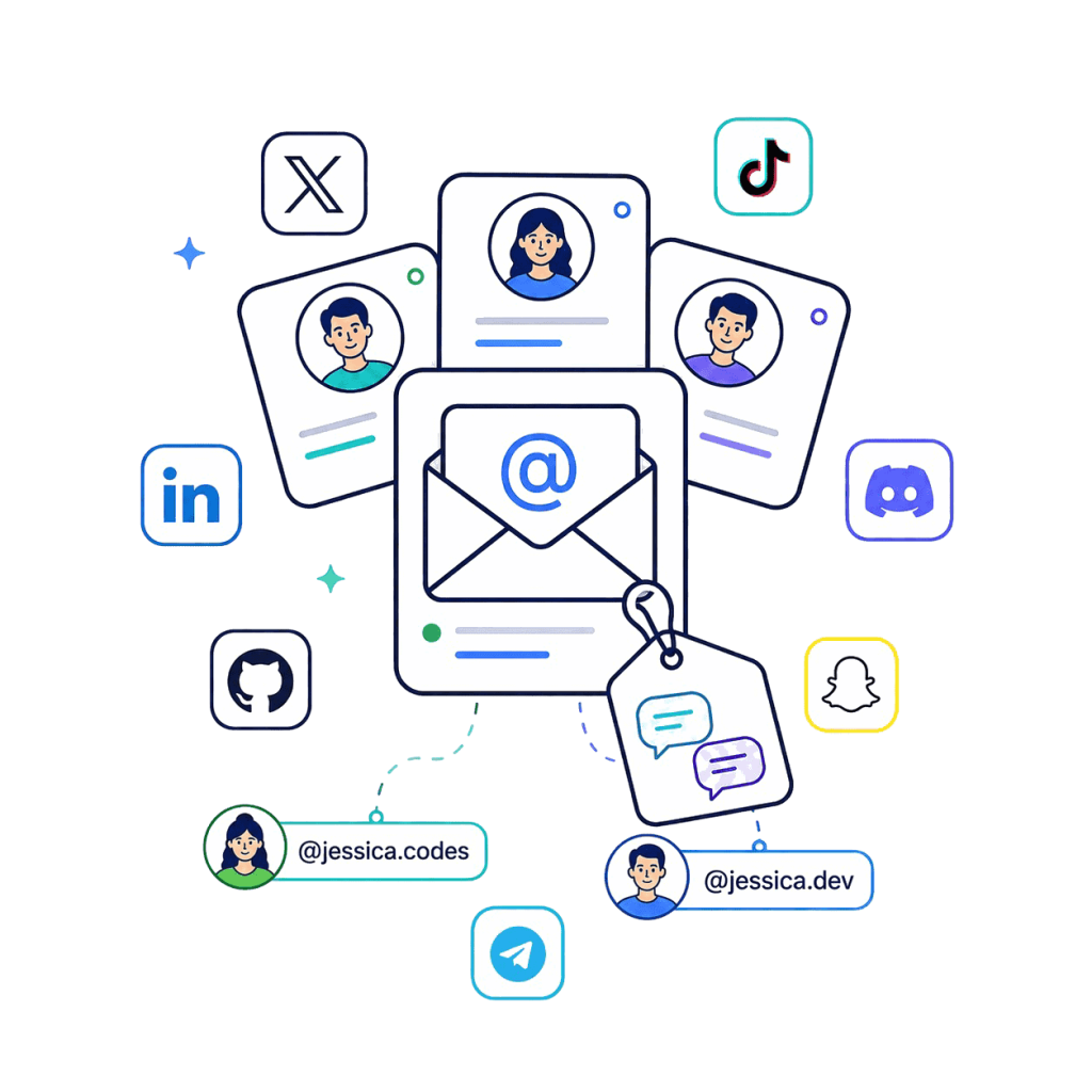 Find Social Media & Messaging Accounts by Email